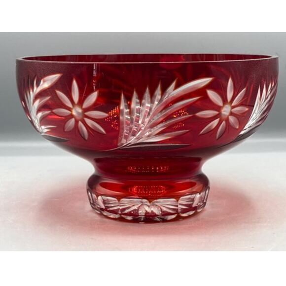 Badash Hand Cut Crystal Footed Bowl
5”H x 8”D W/Tag - Picture 1 of 7